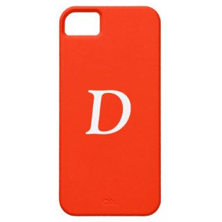 Sports Car Red Monogram Stylish Personalizable iPhone 5 Cases