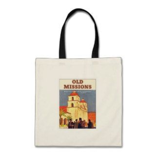 Santa Barbara California CA Old Missions 1786 Bag