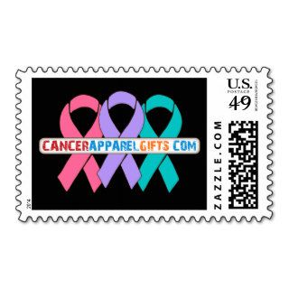 Ribbons For a Cause v4   CancerApparelGifts Stamp