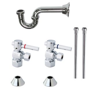 Decorative Chrome Plumbing Supply Kit Pipes & Fittings