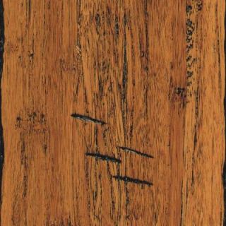 Home Legend Hand Scraped Strand Woven Antiqued 3/8 in. Thick x 5 1/8 in. Wide x 36 in. Length Click Lock Bamboo Flooring HL215H