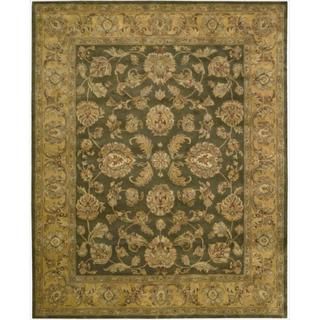 Hand tufted Jaipur Olive Rug (9'6 x 13'6) Nourison 7x9   10x14 Rugs