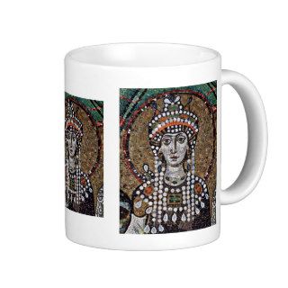 Chor Mosaics At San Vitale In Ravenna, Szene Empr Coffee Mug