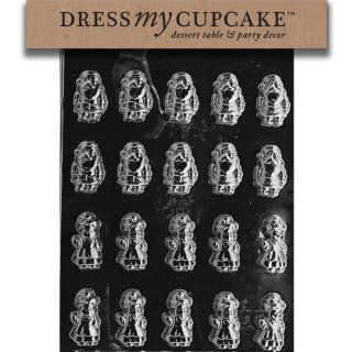 Dress My Cupcake DMCC182SET Chocolate Candy Mold, Mr. and Mrs. Claus, Set of 6 Candy Making Molds Kitchen & Dining