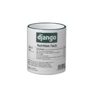 Django Nutrition Facts Mug