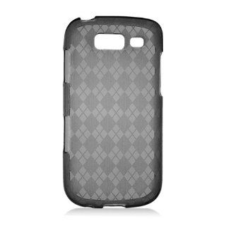 Black Clear Clear Hexagon Flex Cover Case for Samsung Galaxy S Blaze 4G SGH T769 Cell Phones & Accessories