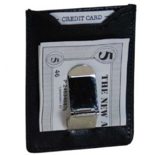 Marshal Genuine Leather Money Clip Credit Card Case#162 at  Mens Clothing store