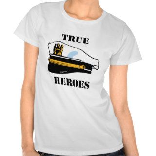 True Navy Heroes T shirt