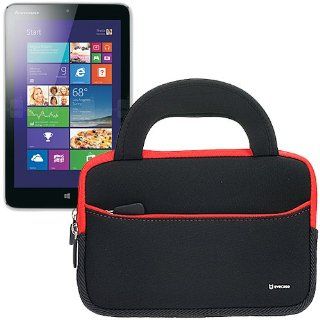 Evecase Ultra Portable Universal Neoprene Carrying Sleeve for Tablets such as Lenovo Miix2 8 inch Windows 8.1 Tablet (Black) Computers & Accessories