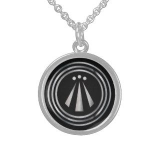 Silver Neo Druid symbol of Awen Necklas Jewelry