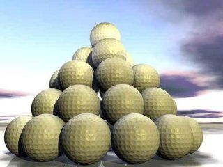 Golfpyramide   60"W x 45"H   Peel and Stick Wall Decal by Wallmonkeys   Wall Banners