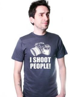 I Shoot People T Shirt Funny Photographer TEE Camera Photography Digital Photo Clothing
