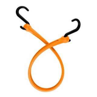 The Perfect Bungee 19 in.EZ Stretch Polyurethane Bungee Strap with Nylon S Hooks (Overall Length 24 in. ) PBNH24NG