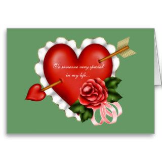 Valentine Love Hearts Greeting Cards