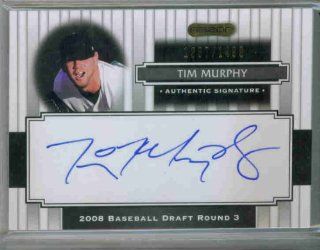 Tim Murphy 2008 Razor #185 Autograph #/1499   Anaheim Angels Sports Collectibles