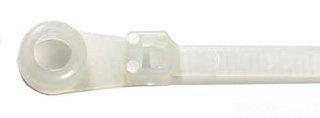 Ty Rap L 7 50MH 9 C Cable Tie, Mounting Head, 7.5 Inch Length by 0.185 Inch Width, Natural, 100 Pack