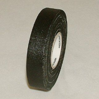 Scapa 167/BLK07520 Cotton Cloth Cohesive Friction Tape, 32   160 Degree F Performance Temperature, 50 lbs/in Tensile Strength, 60' Length x 3/4" Width, Black Electrical Tape