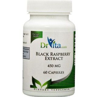 DrVita Black Raspberry Extract 450 mg    60 Capsules Health & Personal Care