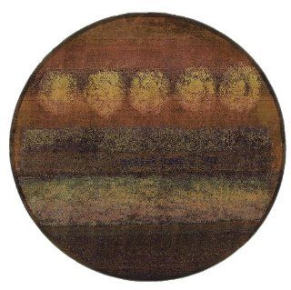 Kharma II Collection Woven Rug (#167X4) 8'0" X 8'0" Round   Area Rugs