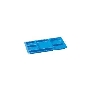 Cambro 915CW 168 Polycarbonate School Compartment Tray, Blue Kitchen & Dining