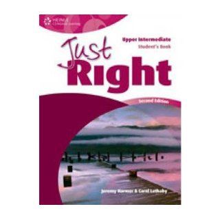 Just Right Workbook with Key & Audio CD (1) American English Version   Upper Intermediate Level (Paperback)   Common By (author) Jeremy Harmer & Carol Lethaby 0884374339191 Books