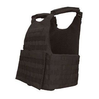 Mens Tactical Vest   MOLLE Plate Carrier, Black, One Size by Rothco  Airsoft Equipment  Sports & Outdoors