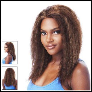 HH Lace Remy QUEEN, 100% Human Hair Bohemian Lace Front Wig, Color #1B Off Black  Hair Replacement Wigs  Beauty