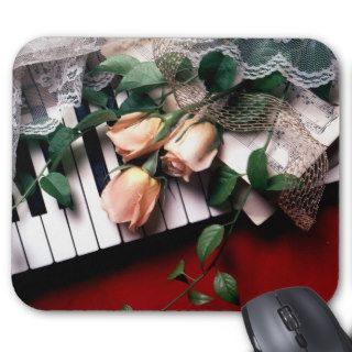 pink piano mousepads