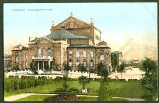 Prinzregentheater Munich postcard 191? Entertainment Collectibles