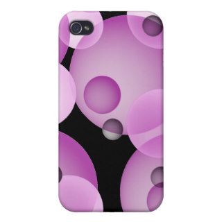 Floating Purple Spheres iPhone 4 Case