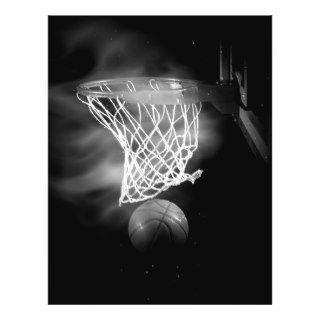 Black & White Basketball Flyers