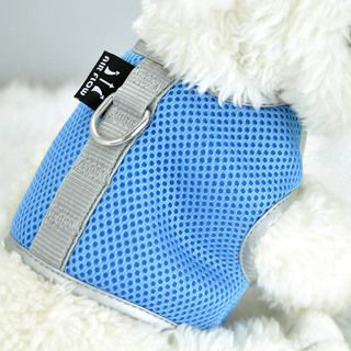 Wacky Paws Air Mesh Pet Harness (Light Blue) Portable Carriers