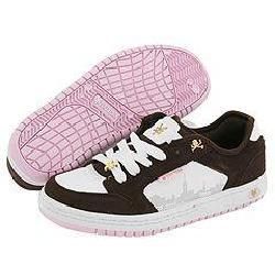 Zoo York The Lifty W Chocolate Suede/ White Leather/ Pink Trim Zoo York Athletic