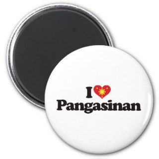 I Love Pangasinan Refrigerator Magnet