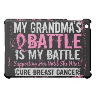 My Battle Too 2 Breast Cancer Grandma iPad Mini Cases
