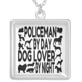 Dog Lover Policeman Pendants