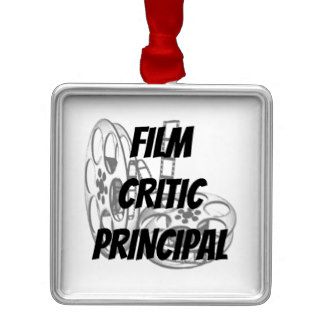 Film Critic Principal Christmas Ornament