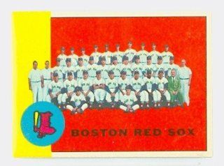 1963 Topps Baseball 202 Red Sox Team Excellent to Excellent Plus Sports Collectibles