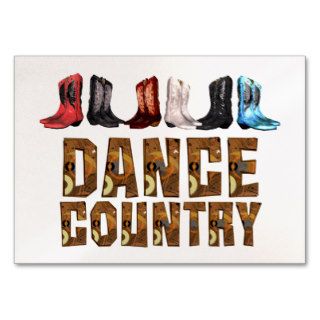 TEE Country Line Dance Business Card Templates