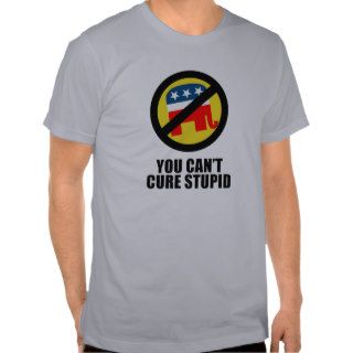 You can't cure stupid tee shirt