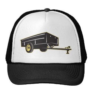 car garden utility trailer side trucker hats