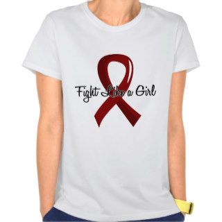 Fight Like A Girl Brain Aneurysm 41.8 Tee Shirts