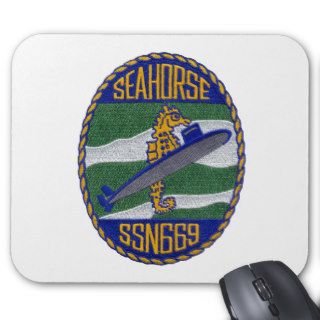 USS SEAHORSE (SSN 669) MOUSE PADS