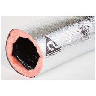 Flex Duct   R 4.2 Insulated Flexible Air Duct   16" In. X 25' Feet   UL 181 Class 1. Duct Tape
