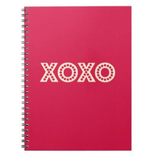 Hugs and Kisses Spiral Notebook