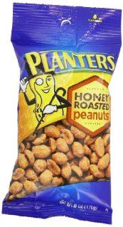 Planters Peanuts, Honey Roasted, 6 Ounce (Pack of 12)  Snack Peanuts  Grocery & Gourmet Food