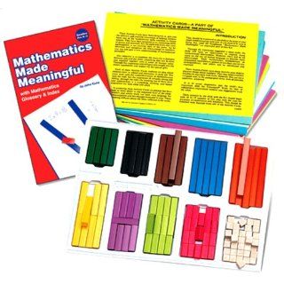 ETA hand2mind Mathematics Made Meaningful with Cuisenaire Rods, Plastic, Grades PreK 3