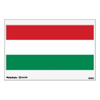 Hungary Plain Flag Room Graphics