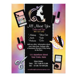 Beauty Salon   Beautician and Spa Flyer
