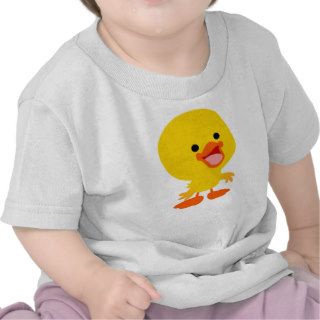 Cute Smiling Cartoon Duckling Baby T Shirt